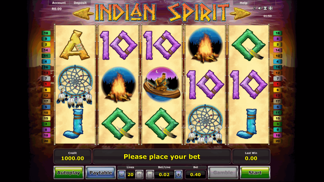 Бонусная игра Indian Spirit 1