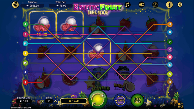 Игровой интерфейс Exotic Fruit Deluxe 4