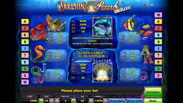 Игровой интерфейс Dolphin's Pearl Deluxe 4