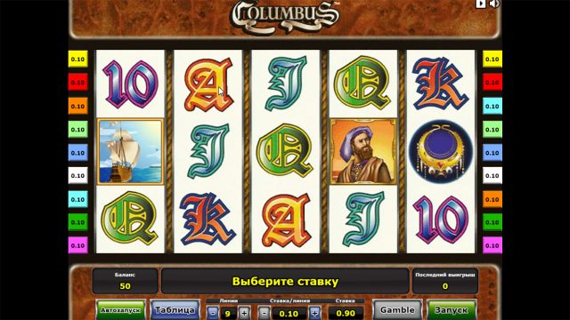 Бонусная игра Columbus 3