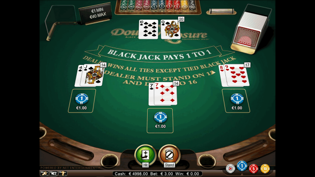 Игровой интерфейс Double Xposure Blackjack Pro Series 3