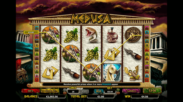 Бонусная игра Medusa 1