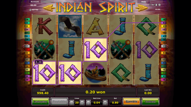 Бонусная игра Indian Spirit 2